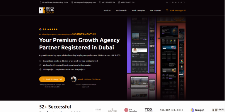 Growth Ninja Group- Best Digital Marketing Services in Dubai