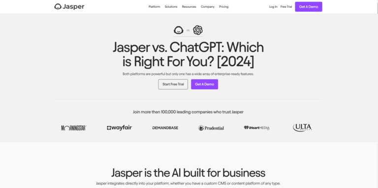 ChatGPT & Jasper AI