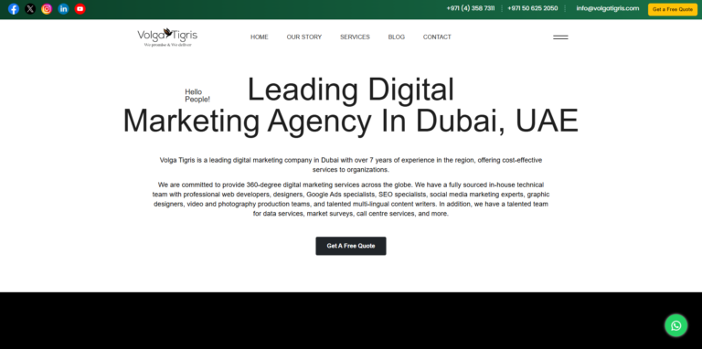 Volga Tigris-Best Social Media Marketing Services in Dubai