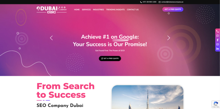 Dubai SEO Company (DSC)- Best SEO Services in Dubai