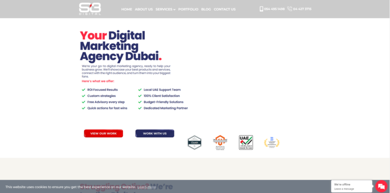 Si3 Digital- Best Website Development Services in Dubai