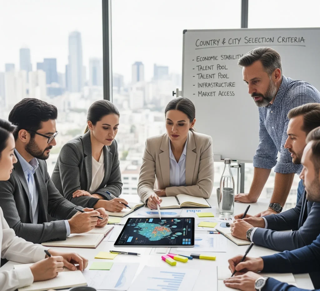 Country and City Selection Criteria : IT offshore recruiting