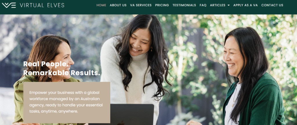 Virtual Elves : Top Virtual Assistant Services in Australia