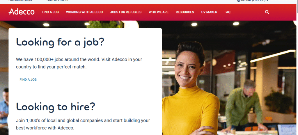 Adecco : Top VMS recruiting services in Canada