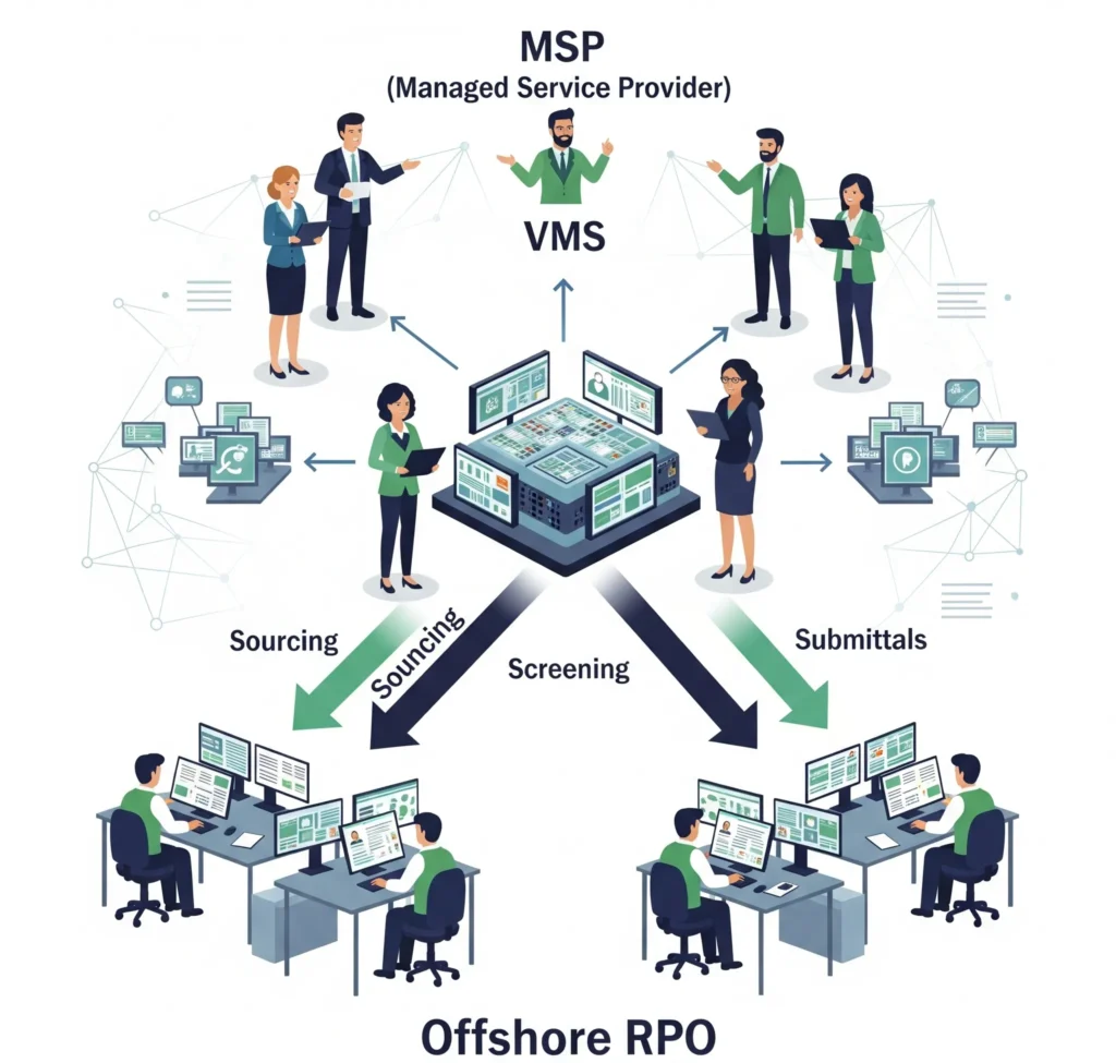 MSP vs. VMS vs. offshore RPO : Top VMS recruiting services in Canada
