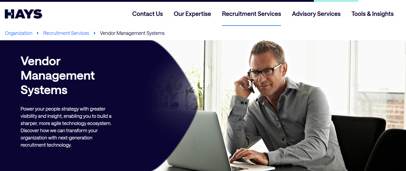 Hays Canada (VMS and MSP services) : Top VMS recruiting services in Canada