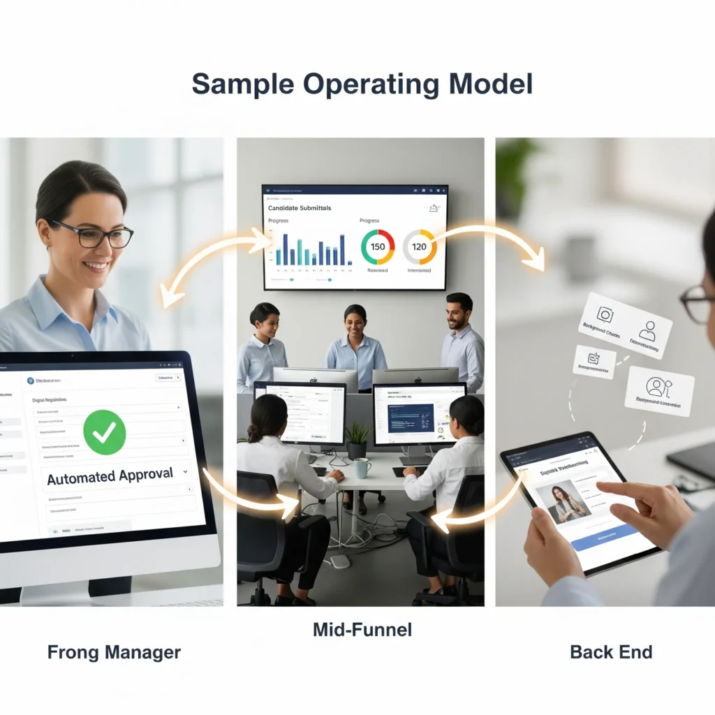 Sample operating model : Top VMS recruiting services in Canada