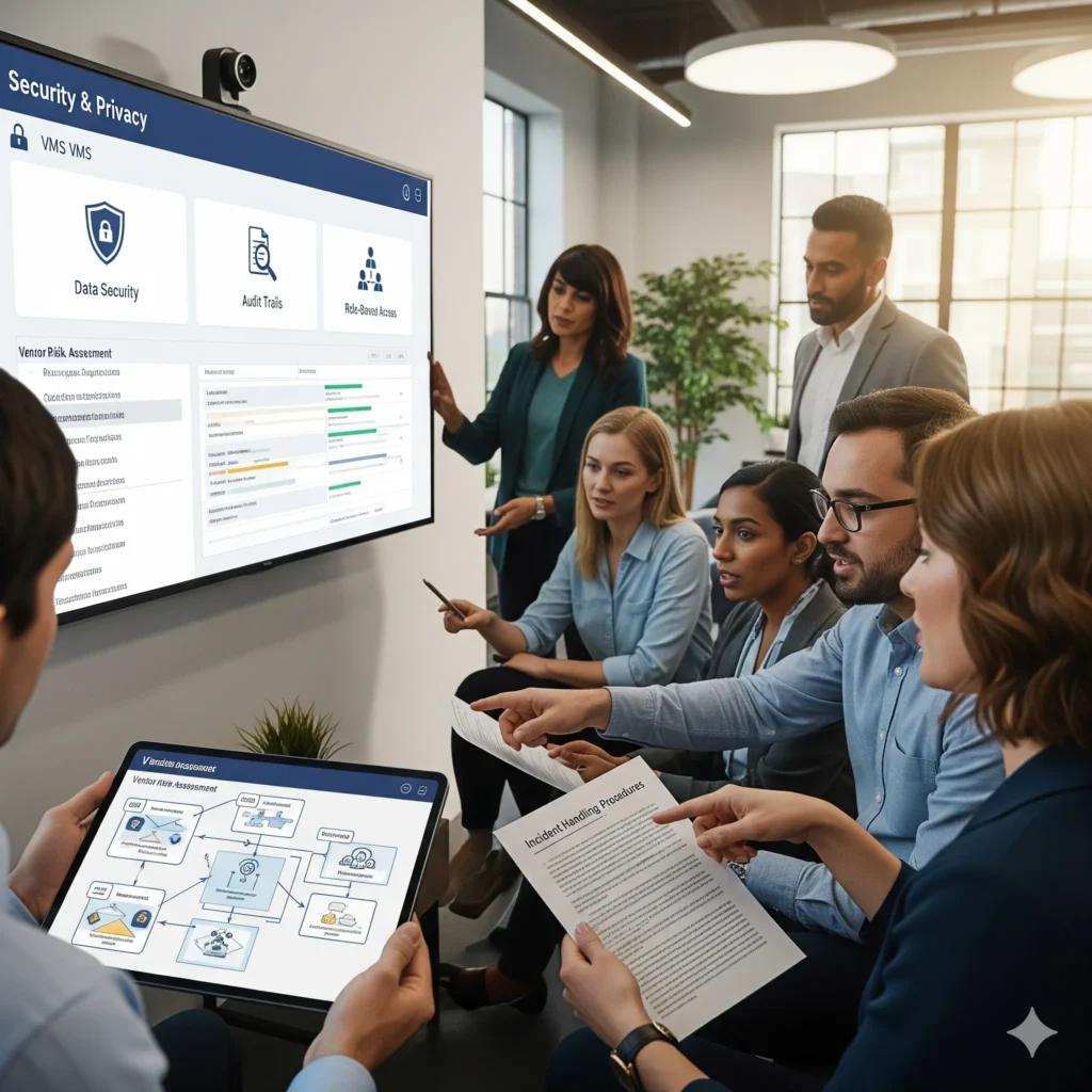 Security and privacy considerations :Top VMS recruiting services in Canada