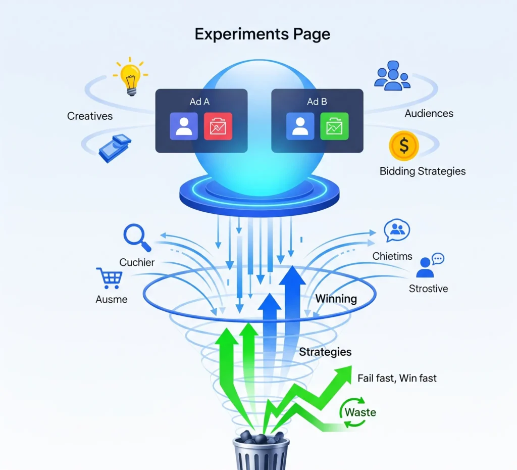 Experimentation & Agility : Latest Google Ads Growth Techniques in 2025