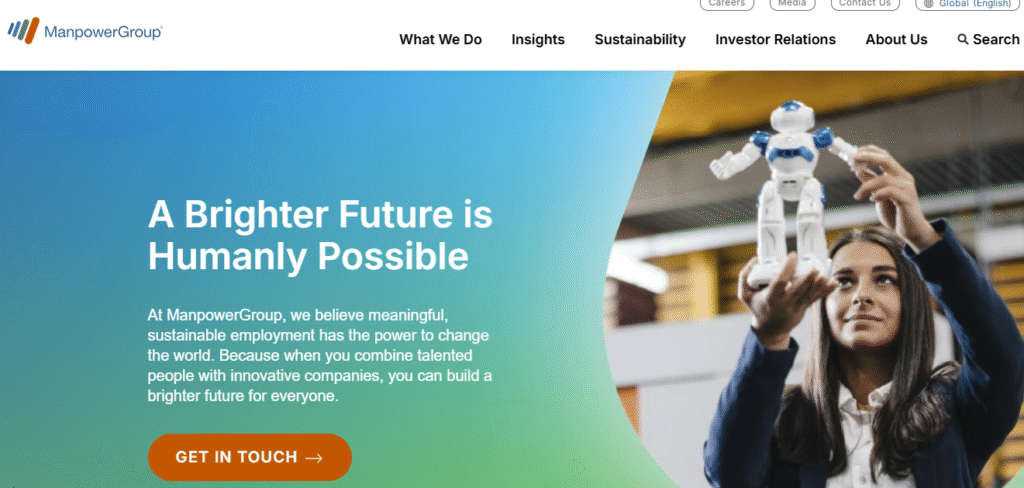 ManpowerGroup : Top Recruiting Services to grow your sales team in the USA