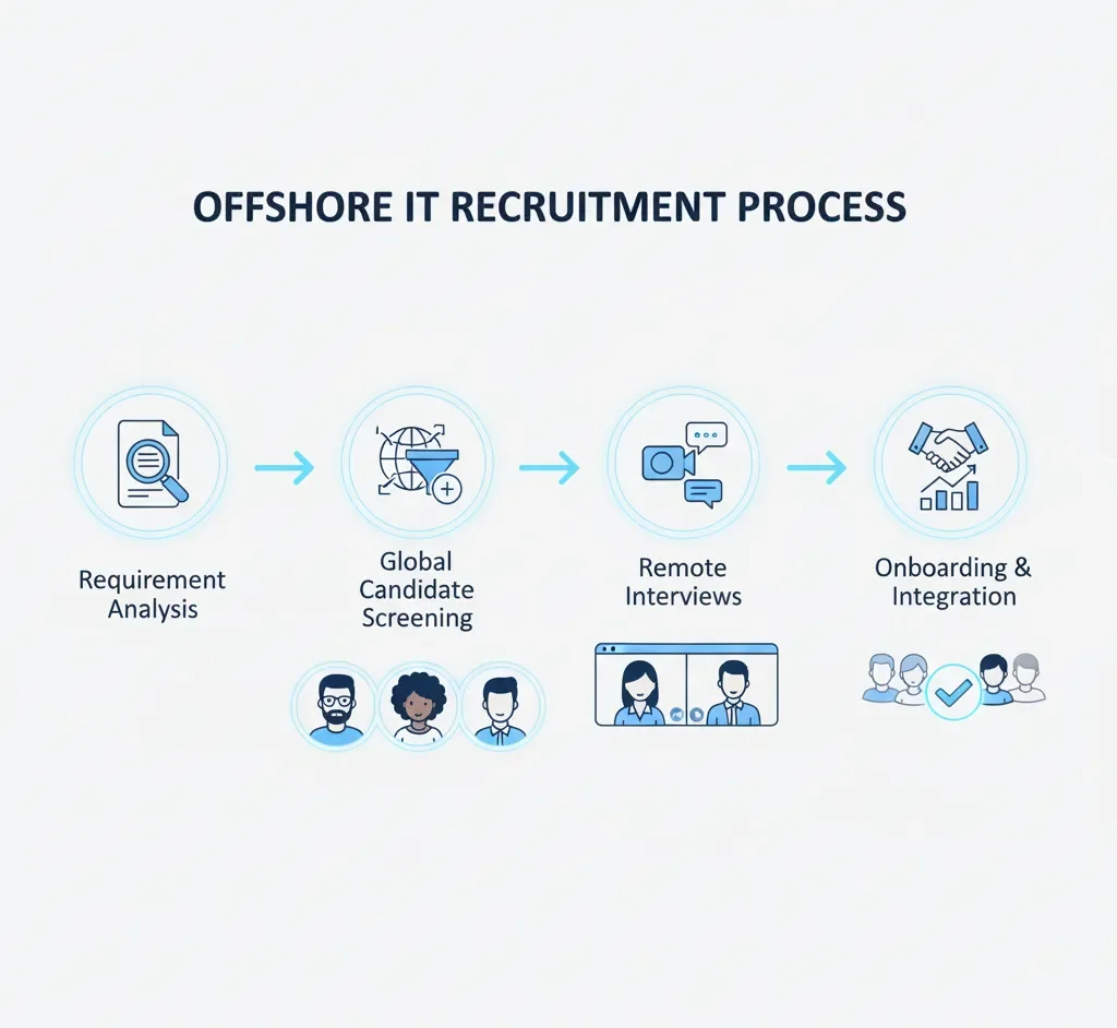 How Offshore IT Recruiting Experts Operate: The Process: Offshore IT Recruiting Experts in USA
