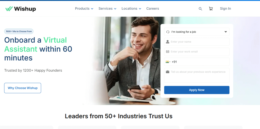 Wishup: Best Business Development Virtual Assistant in USA