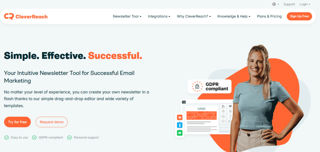 CleverReach: German Precision and GDPR Expertise - Top Email Marketing Services in Europe