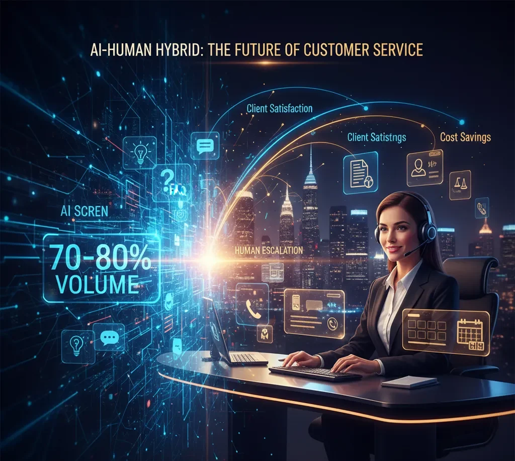 The Future of Customer Service: AI + Human Hybrid Model: Best Customer Service Virtual Assistant Services in USA