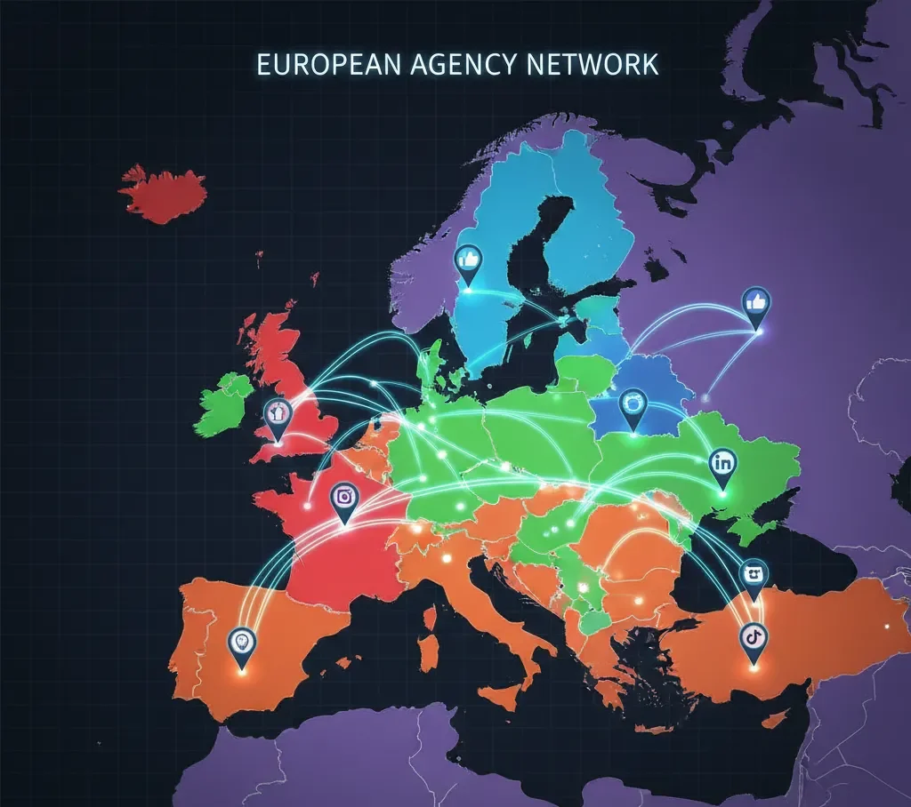 Regional Breakdown: Specialized Agencies by Market - Top Social Media Marketing Services in Europe