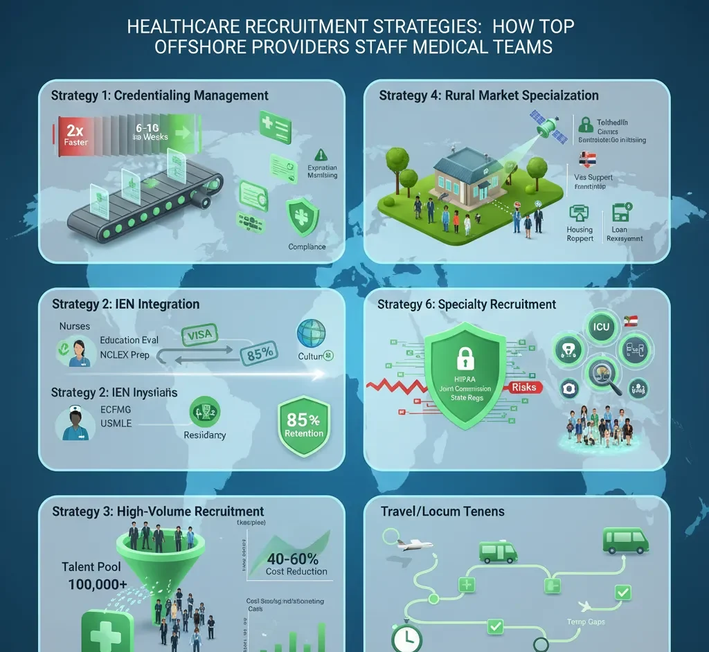 Healthcare Recruitment Strategies: How Top Offshore Providers Staff Medical Teams: Best IT & Healthcare Offshore Recruiters in 2026