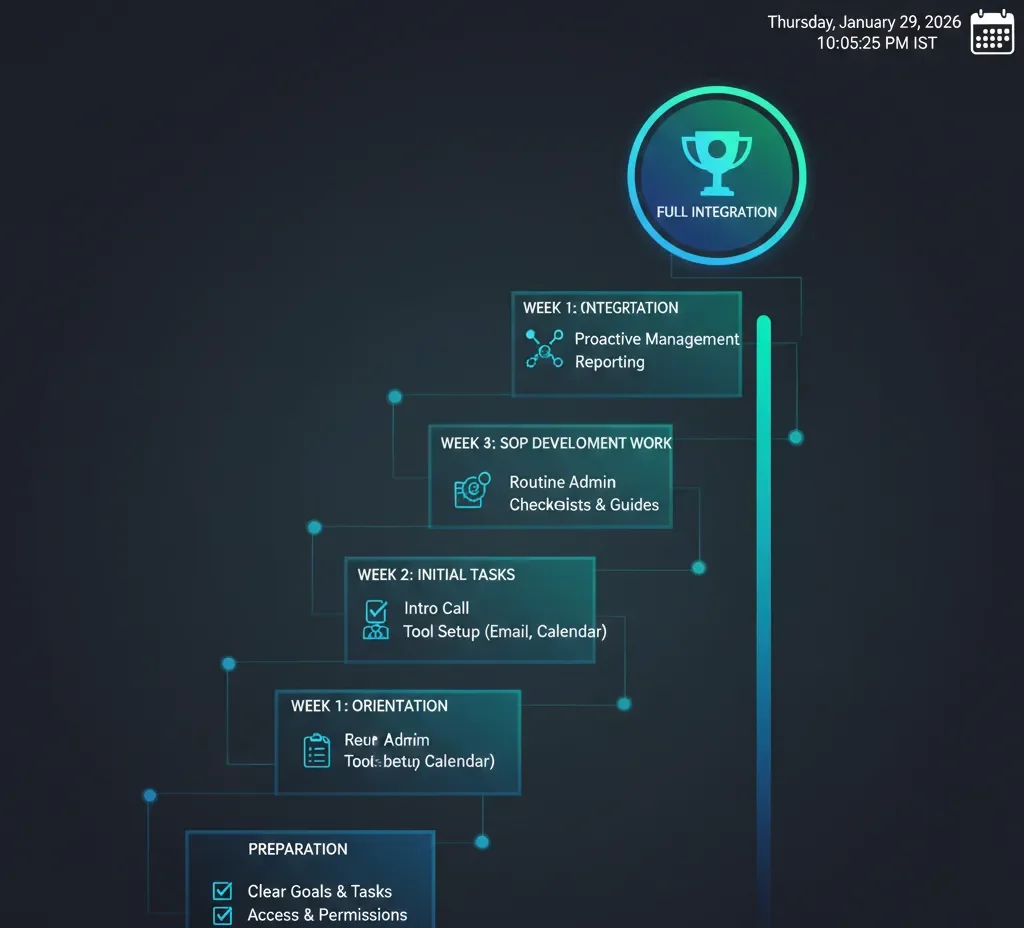 The Onboarding Process: Setting Your Virtual Assistant Up for Success :- Best Virtual Assistant Services in Europe
