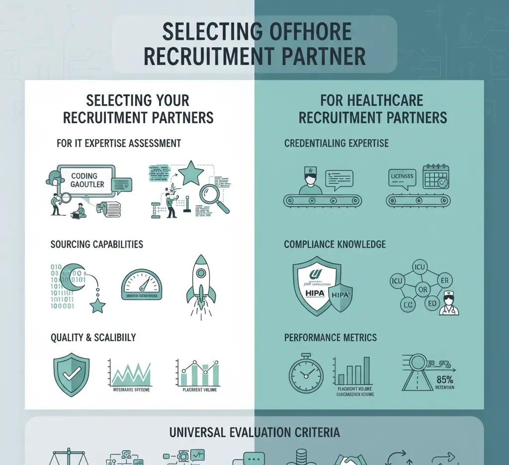 Selecting Your IT or Healthcare Offshore Recruitment Partner: Best IT & Healthcare Offshore Recruiters in 2026