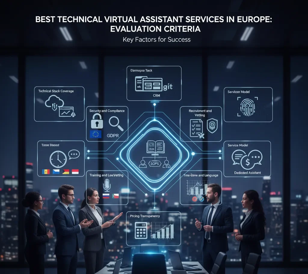 How to evaluate “best” technical VA services: Best Technical Virtual Assistant Services in Europe