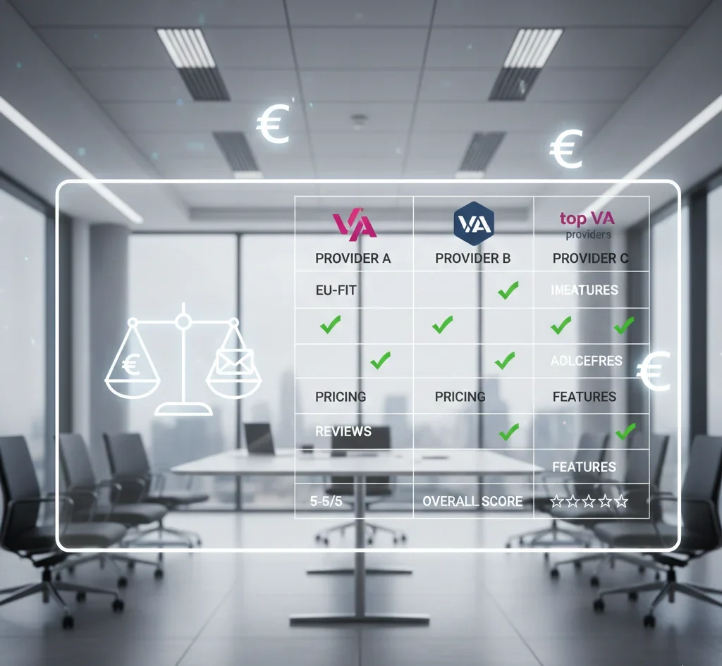 Comparison Table: Best Email Management Virtual Assistant Services in Europe