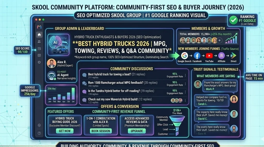 Hack 7 – Authority Capture SEO With Community Platforms (Skool Strategy)
