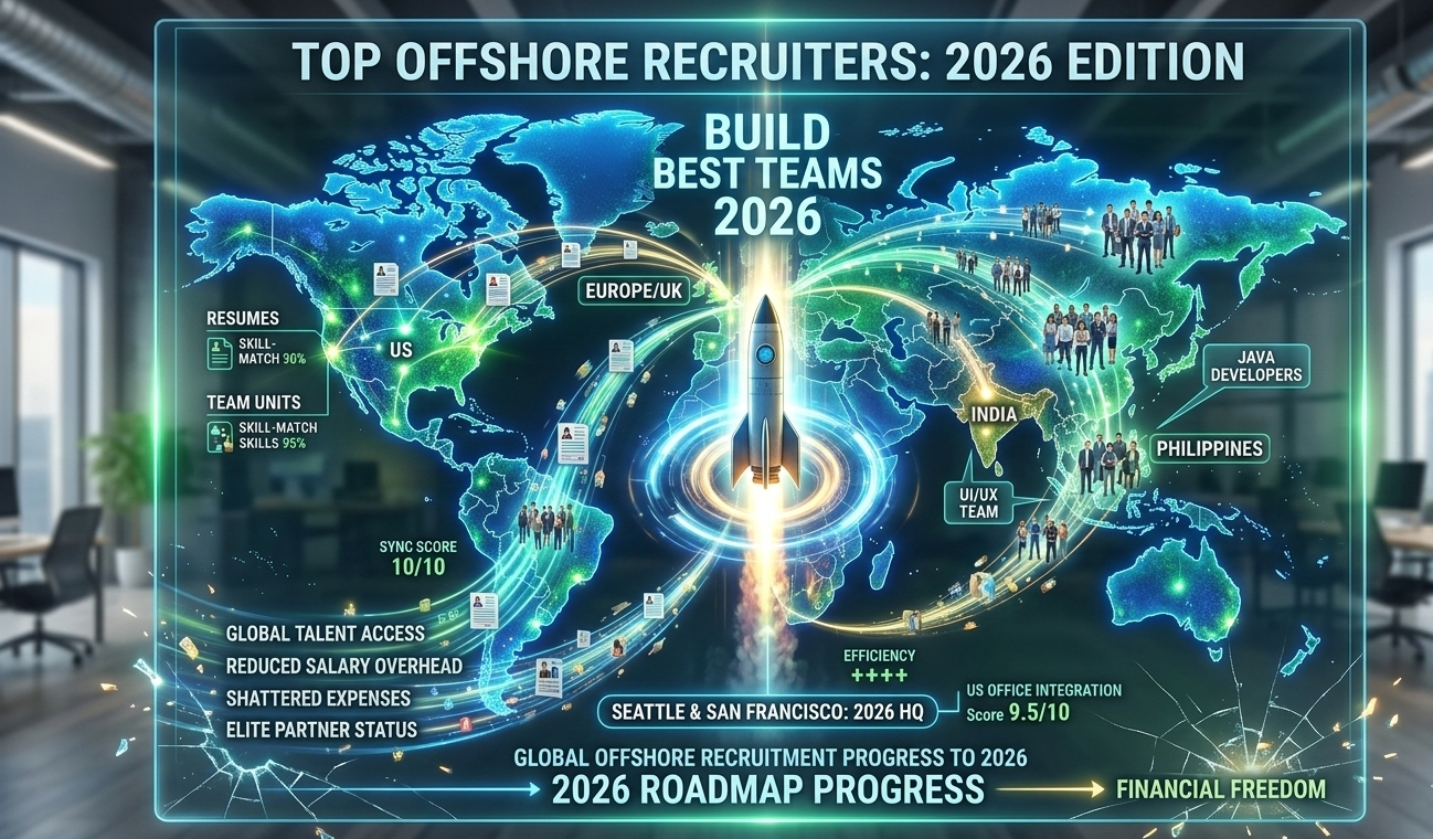 Top Offshore Recruiters in 2026: Build Best Teams Fast & Cost-Effectively