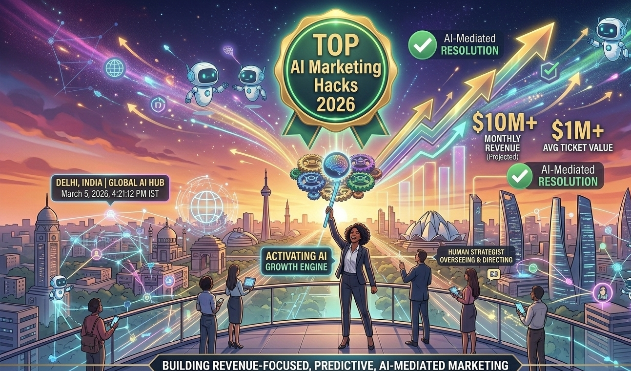 TOP AI MARKETING HACKS IN 2026 to Grow Your Business Fast